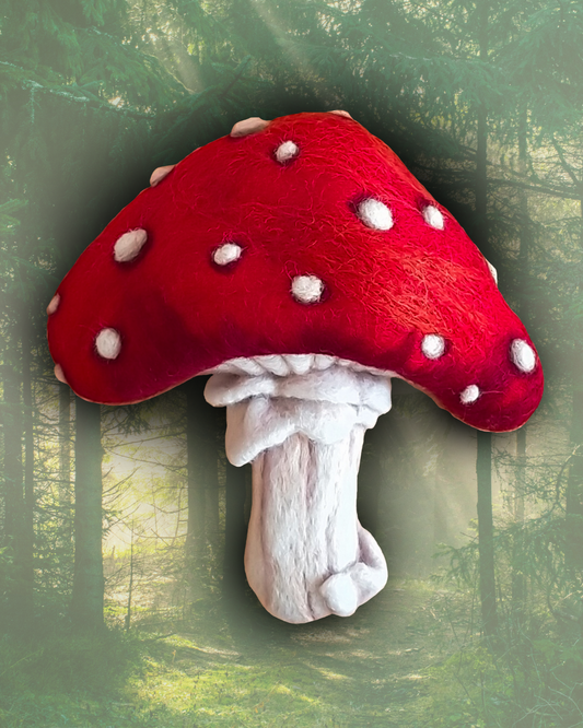 Toadstool Wall Sculpture